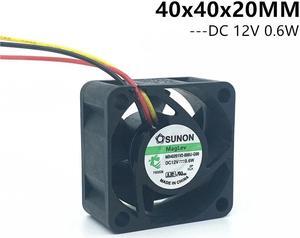 Maglev 4CM 40MM 40*40*20MM Server Cooling Fan DC12V 0.6W MB40201V2-000U-G99 Super Silence Fan (Motherboard 3PIN)