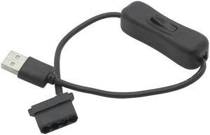 USB to Big 4 Pin Molex switch line Fan Power Cable Computer Case Adapter Cord 12V 4Pin Female to 5V USB Male USB Adapter Cable