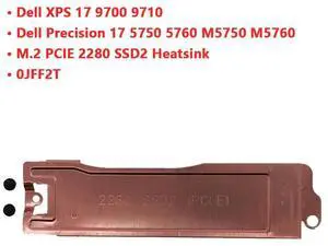 M.2 SSD2 Heatsink For   DI  ER XPS 17 9700 9710 Precision 17 5750 5760 M5750 M5760 laptop M.2 pcie SATA 2280 SSD Hard Drive Mounting Bracket Heatsink