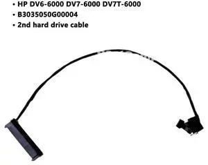 HDD cable For  DV6-6000 DV7-6000 DV7T-6000 Laptop First 2nd SATA Hard Drive HDD SSD Connector Flex(2nd hard drive cable)