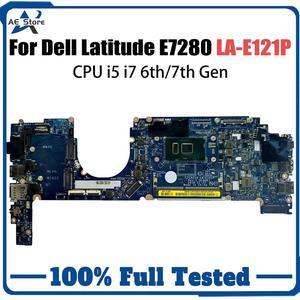 Model2(UMA I5-6300U)
For  Latitude E7280 7280 Notebook Mainboard LA-E121P LA-E122P 0R5YF6 02CR 0Y044T 0NYJY5 I5 I7 6/7th Laptop Motherboard