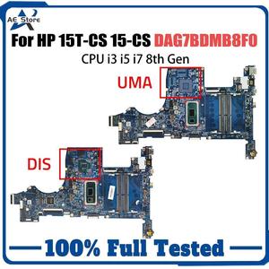 Model7(I7-8th MX150 V2G)
For  Pavilion 15T-CS 15-CS Mainboard DAG7BDMB8F0 862398-855 L34174-001 L34173-601 I3 I5 I7 8th Gen Laptop Motherboard