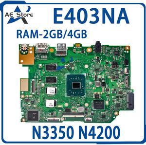 Model7(UMA N4200 4GB 128G)
For  Mainboard E403NA Laptop Motherboard Vivobook E403N E403 E403NA CPU N3350 N4200 N3450 2GB 4GB RAM ed