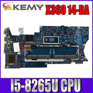 Model1(UMA 18755-1 I5-8265U)
For  Pavilion X360 14M 14-BA Laptop Motherboard 18755-1 with i5-8265U CPU Notebook Mainboard ed OK Pavillion