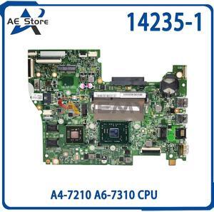 Model3(DIS A4-7210 15inch)
For  S41-35 S41-75 500-14ACL Flex3-1435 Mainboard 14235-1 Laptop Motherboard With A4-7210 A6-7310 CPU ed OK