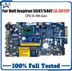 Model1(DIS V2G I5-4th)
For  Inspiron 5447 5547 Laptop Motherboard LA-B012P 216-0858020 2G DDR3L I3 I5 I7 CPU Notebook Mainboard Tested