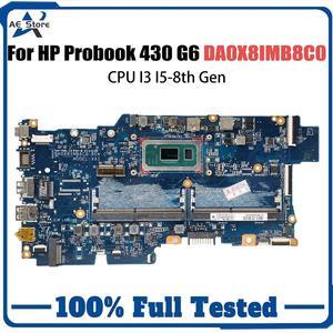 Model2(UMA I5-8265U)
For  Probook 430 G6 Laptop Motherboard DA0X8IMB8C0 HSN-Q14C I3-8145U I5-8265U CPU DDR4 Pavilion 15-eg0000 ed