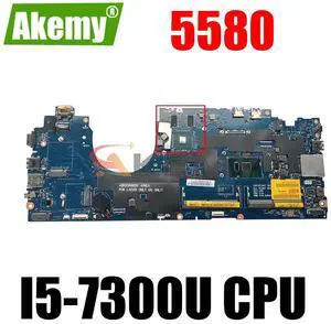 Model1(I5-7300U 930MX V2G)
For  Latitude 5580 Laptop Motherboard LA-E092P i5-7300U i7-7600U 930MX 2G 07W357 0309W1 07RD9D Notebook Mainboard