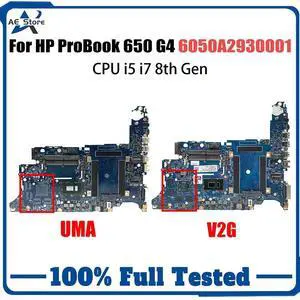 Model5(DIS V2G I7-8650U)
For  ProBook 650 G4 Laptop motherboard 6050A2930001 SR3L9 i5-8350U 216-0905018 L09606-601 Notebook Mainboard Full Tested