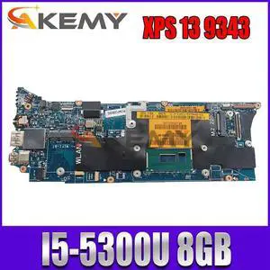 Model1(UMA i7-5500U)
For  XPS 9343 P54G Notebook Mainboard LA-B441P I5-5200U I7-5500U 4G RAM Laptop Motherboard Full Tested 13