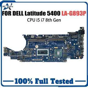 Model1(i7-8665U RX540X V2G)
For  Latitude 5400 Mainboard LA-G893P i7-8665U 216-0923020 2G 0CNJCN 0NG2GF 07MP65 Laptop Motherboard Full Tested
