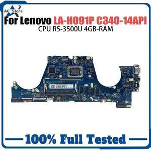 Model1(UMA R5-3500U 4GB)
For  IdeaPad C340-14API / FLEX-14API S540-14API Motherboard LA-H091P R3/R5/R7 CPU RAM 4g  work Ideapad