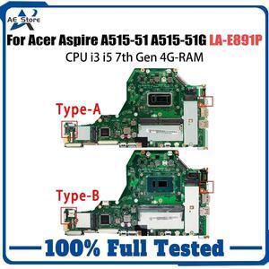 Model1(UMA-I5-7200U-4G)
For  ET2230 Computer Motherboard ET2230I GT820 Comprehensive  Aspire A515-51 A515-51G LA-E891P