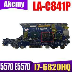 Model1(DIS V2G i7-6820HQ)
For  Precision 15 3510 Laptop Motherboard LA-C841P CN-03MCRF 0HX41 3MCRF With E3-1505M i5 i7-6th Gen V2G