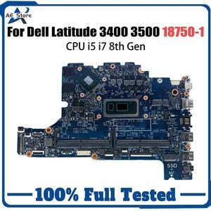 Model1(DIS V2G I7-8565U)
For  Latitude 3400 3500 Notebook Mainboard 18750-1 0KVN26 04MCDM i5-8265U i7-8565U GPU 2G Laptop Motherboard Full Tested