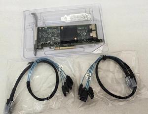 LSI 9207-8i /  9205-8I 6Gbs SAS HBA P20 IT Mode For ZFS FreeNAS unRAID + 2* SFF-8087 to 4 SATA Cable