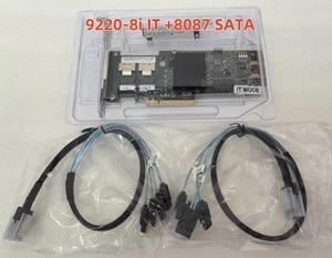 LSI 9220-8i 6Gbps SAS HBA FW:P20 9211-8i IT Mode ZFS FreeNAS unRAID+ SFF 8087-SATA*2