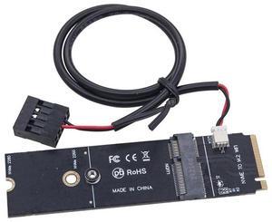 NVME M Key to M.2 WiFi Key E Adapter Converter Expansion Card Riser for PCI-E Protocol M2 WiFi Key E/A+E Wireless Network Module