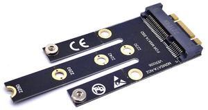 NGFF M.2 B + M Key to mSATA Mini PCI-E PCI-Express SATA 3.0 SSD Male Converter Adapter Riser Card For 2242/2260/2280 M2 NGFF SSD