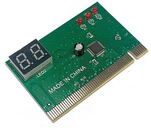2-Digit PC Computer Mother Board Debug Post Card Analyzer PCI Motherboard Tester Diagnostics Display for Desktop PC EM88
