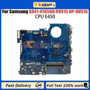 Model1(UMA BA41-01650A E450)
For Samsung Notebook RV515 NP-RV515 Laptop Motherboard BA41-01650A with CPU E450 DDR3 ed OK