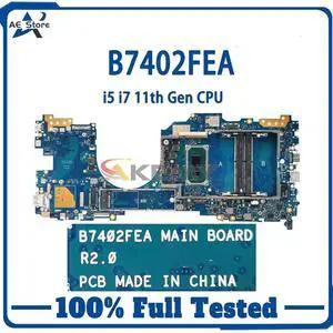 Model1(UMA I7-1195G7)
For  ExpertBook B7 Flip B7402F B7402FV B7402FEB B7402FEC B7402FED B7402FEAR B7401FEA B7403FEA B7402FMA Mainboard B7402FEA