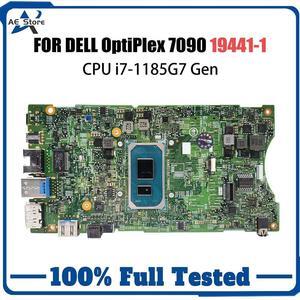 Model2(UMA I3-1115G4)
For  Optiplex 7090 Laptop Mainboard 19441-1 Ultra UFF 03XYT6 0JDG23 00RG7D Notebook Motherboard OptiPlex 7090U ltra