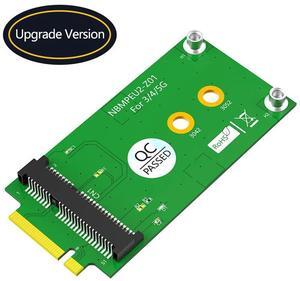 M.2 Key B Interface to Mini PCI Express Adapter Riser Card Converter for 3G/4G/5G Module Support Full Size Mini PCIE Card for PC