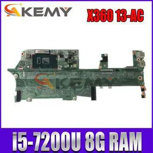 Model1(UMA)
For  Spectre X360 13-AC 13-W Motherboard DAX31MB1AA0 918044-601 SR342 i5 8G Mainboard Pavilion 15-eg3000 DA0X31MBAF0