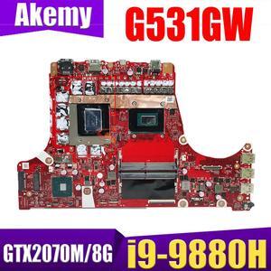 Model10(2060 E-2276M 15in)
For  ROG Strix SCAR III G531 G531GU G531GV G731GW G731GV G731GU G531GWNoteBook Motherboard I7-9750H S5D S7D G531GD