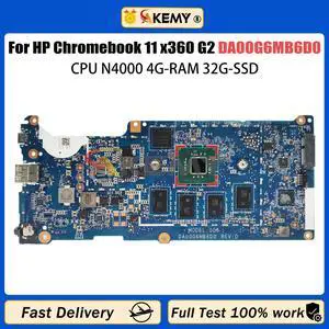 Model1(UMA N4000 4GB 32G)
For  11 x360 G2 EE Laptop Motherboard DA00G6MB6D0 L53190-001 L53193-001100 wi X360 11-G2