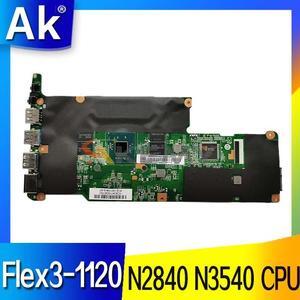 Model1(N2840 4GB 32G-SSD)
For  Flex3-1120 Laptop Motherboard 5B20J08382 N2840 CPU 4GB RAM YOGA 300-11IBY Mainboard Flex3-1120 ed OK