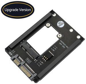 mSATA SSD to 2.5" SATA 3.0 III Adapter Card Riser Board with Frame Bracket Support Full Size mSATA SSD 6Gps for Desktop Computer