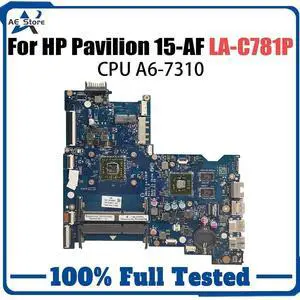 Model4(DIS A8 No VGA Port)
For  Pavilion 15-AF Notebook Mainboard LA-C781P With AM7410 CPU UMA 818650-501 813970-501 Laptop Motherboard Tested