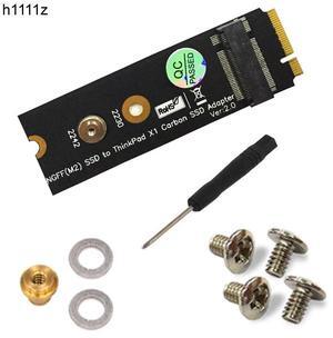M.2 NGFF SATA-Bus KEY B SSD HDD Adapter Raiser 20 + 6 Pin SSD Converter Card for  Thinkpad X1 Carbon Support 2230 2242 M.2