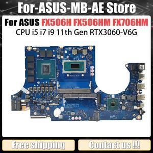 Model1(I9-11th V6G 17inch)
For  TUF Gaming F15 FX506H TUF506HM F17 FX706H TUF706HM Laptop Motherboard DA0NJHMBAH0 i9-11900H CPU RTX3060 GPU ed