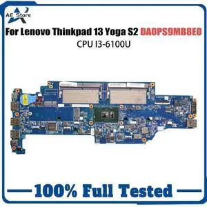 Model1(UMA I3-6100U)
For  Thinkpad 13 Yoga S2 Laptop Motherboard DA0PS8MB8E0 01HW976 01HW974 01HW981 Notebook With I3-6100U 15107-1