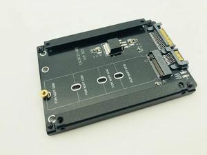 :(other)
New Black Metal Case B+M key M.2 NGFF SSD to 2.5 SATA 3.0 6Gb Adapter Convert Card with Enclosure Socket m2 NGFF to SATA Adapter