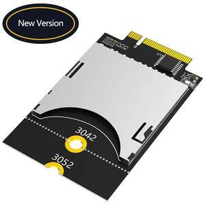 M.2 B Key USB Bus to SD4.0 Memory Card Adapter UHS-II USB2.0 Speed 3042/3052 Converter M2 Key-B WWAN 4G Slot for Laptop Computer