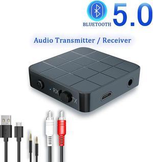 Bluetooth 5.0 Receiver And Transmitter 2 IN 1 Audio Music Stereo Wireless Adapter With RCA 3.5MM AUX Jack For Car Kit TV MP3