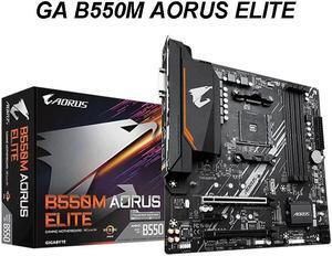 GA B550M AORUS ELITE Mainboard Micro-ATX  B550 DDR4 4000(OC)MHz M.2 USB3.2  128G Double Channel Socket AM4 Motherboard AM4