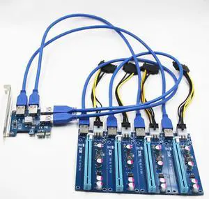 4 Port USB 3.0 PCI-e Expansion Card PCI Express PCIe USB 3.0 Hub Adapter 4-port USB3.0 Controller USB 3 0 PCI E PCIe Extender