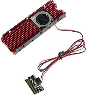 JEYI Cooling Warship Fan for NVME for NGFF M.2 Heatsink 2280 ssd Metal Sheet Thermal Conductivity Silicon Wafer Fan Heatsink