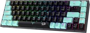 Redragon K631 PRO SE 65% 3-Mode Wireless RGB Gaming Keyboard, 68 Keys Hot-Swappable Compact Mechanical Keyboard w/Hot-Swap Free-Mod PCB Socket & Translucent Board, Custom Quiet Linear Switch