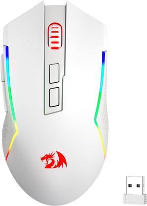 Redragon M693 Wireless Gaming Mouse, 8000 DPI Wired/Wireless Gamer Mouse w/ 3-Mode Connection, BT & 2.4G Wireless, 7 Macro Buttons, Reliable Power Capacity for PC/Mac/Laptop