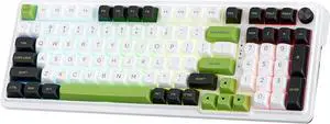 Redragon K686 PRO 98 Keys Wireless Gasket RGB Gaming Keyboard, 3-Mode PBT Mechanical Keyboard w/Hot-Swap Socket, Dedicated Knob Control & 5-Layer Noise Dampening, Custom Linear Switch
