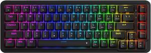 Redragon K709 65% Wired Gasket RGB Gaming Keyboard, 68 Keys Hot-Swap Compact Mechanical Keyboard w/Free-Mod Socket, 3-Layer Noise Dampening & Dedicated Arrow Keys, Quiet Custom Linear Switch