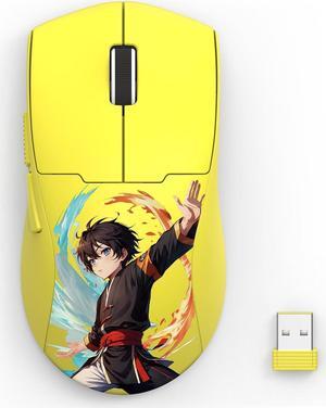 Redragon M918AK 3-Mode Wireless Gaming Mouse, 55G Lightweight 26K DPI Mouse w/Ergonomic Natural Grip Build, Full Programmable Buttons, Software Supports DIY Keybinds & DPI