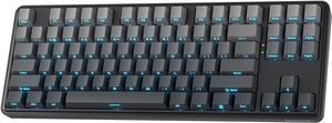 Redragon K707 PRO GB 80% Gasket RGB Gaming Keyboard, 3-Modes Wireless TKL Mechanical Keyboard w/Hot-Swap South-Facing LEDs Socket, PBT Gradient Keycaps & 5-Layer Noise Dampening, Custom Linear Switch