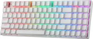 Redragon K736 PRO Rapid Trigger Wireless Gaming Keyboard, 90% 94 Keys 3-Mode HE Magnetic Mechanical Keyboard w/Hyper-Fast Actuation, Dedicated Magnetic Switch, Actuation Point Adjustable White
